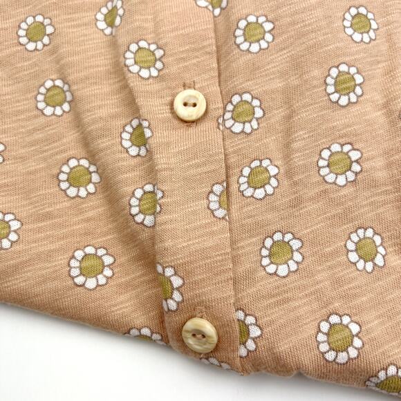 NWT H&M Organic Retro Daisy Floral Romper - Picture 4 of 7